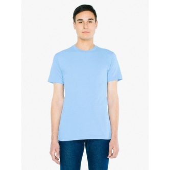 Triko American Apparel Fine Jersey - světle modré, M