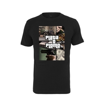 Triko Mister Tee Plata - černé, L