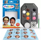 SNAZAROO Sada 8 barev na obličej Tlapková patrola: Rubble & Zuma