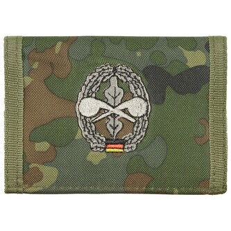 Peněženka na suchý zip ABC-Abwehr - flecktarn