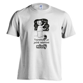 Tričko 1Te Teoreticky jsi relativně mladý - bílé, M