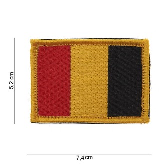 Nášivka textilní 101 Inc vlajka Belgie Velcro - barevná