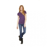 Tričko Bella Round Neck - fialové, M