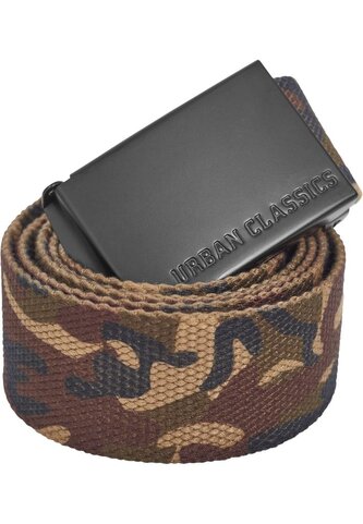 Opasek textilní Urban Classics Canvas - woodland, 120