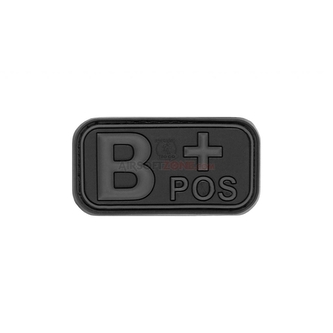 Gumová nášivka Jackets to Go krev B POS - šedá