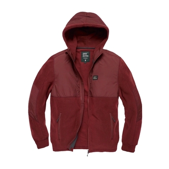 Bunda Vintage Industries Landell Polar Fleece - červená, S