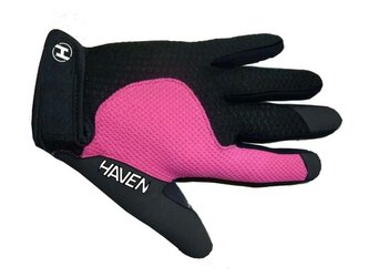 Rukavice Haven Kiowa Long - černé-růžové, 3XL