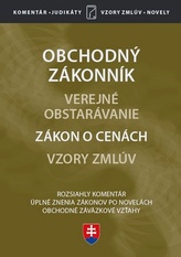Obchodný zákonník Verejné obstarávanie Zákon o cenách Vzory zmlúv