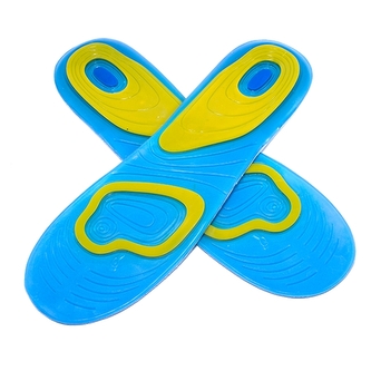 Gelové vložky do bot 38-42 - modré-žluté, 38-42