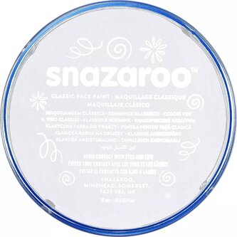 SNAZAROO Barva na obličej Bílá (White) 18ml