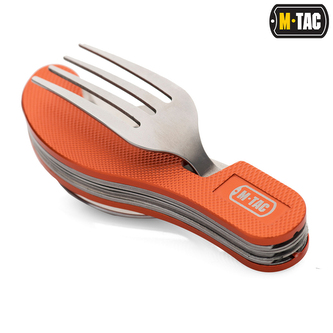 Jídelní sada M-Tac Two-piece Cutlery Set - stříbrná-oranžová