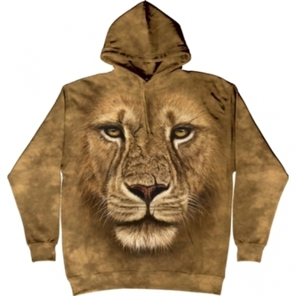 Mikina The Mountain Hoodie Lion Warrior - béžová, XXL