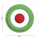 Gumová nášivka 101 Inc znak Italian Air Force - barevná