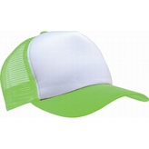Kšiltovka K-up Trucker Mesh 5 - světle zelená-bílá