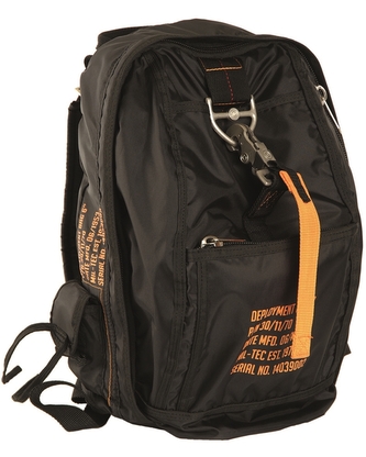 Batoh s karabinou Mil-Tec Deployment Bag 6 - černý