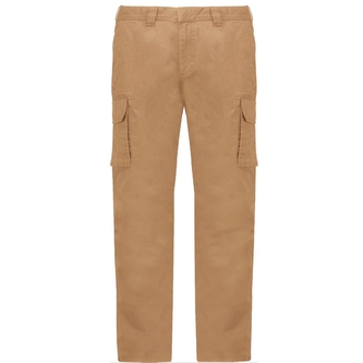 Pánské kapsáčové kalhoty Kariban Airborne - béžové, 40