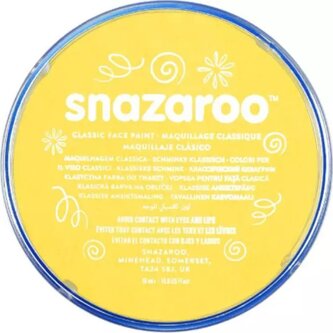 SNAZAROO Barva na obličej Žlutá (Bright Yellow) 18ml