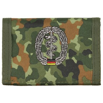 Peněženka na suchý zip Sanitäter - flecktarn