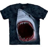 Tričko unisex The Mountain Shark Bite - šedé, XXL