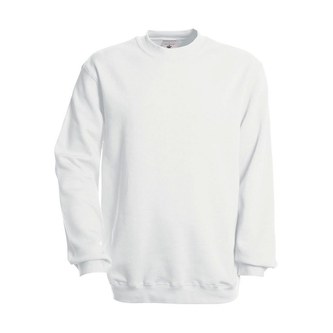 Mikina B&C Set-In - bílá, M