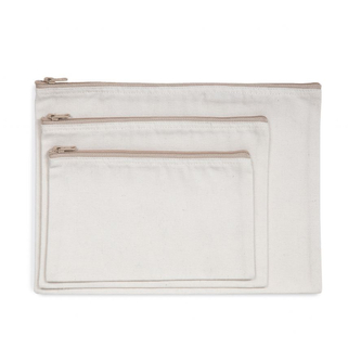 Recyklované pouzdro na zip Kimood - béžové