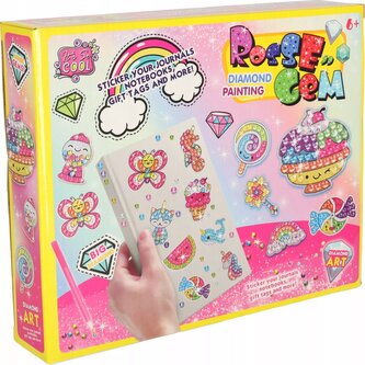 Diamantové malování samolepky Duhový svět