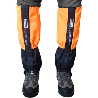 Turistické návleky na nohy Brother - černé-oranžové