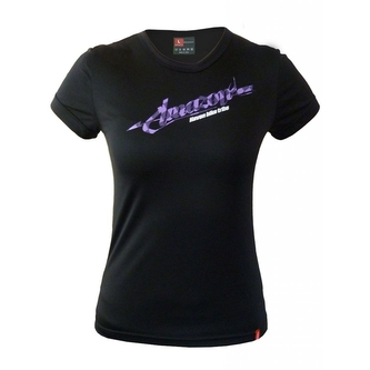 Tričko s krátkým rukávem Haven Amazon - černé-fialové, XL