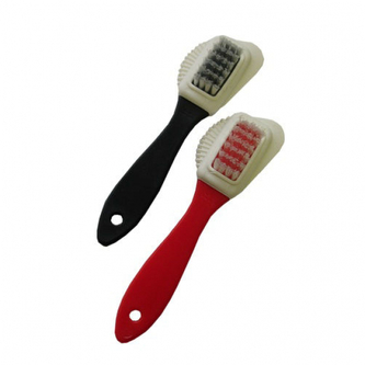 Kartáček gumový na semiš s vlasem Dr. Grepl 17 cm 1 ks - různé barvy