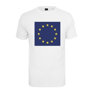 Triko Mister Tee Europe - bílé, S