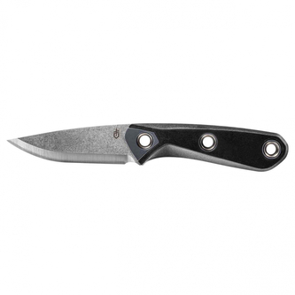 Nůž s hladkým ostřím Gerber Principle Bushcraft Fixed - černý-stříbrný Nůž s hladkým ostřím Gerber Principle Bushcraft Fixed - černý-stříbrný
