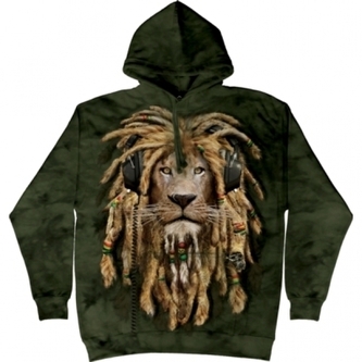 Mikina The Mountain Hoodie DJ Jahman - zelená, S