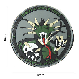 Gumová nášivka 101 Inc Mercenary - barevná