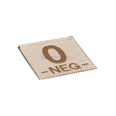 Nášivka Claw Gear Bloodgroup 0 NEG - desert