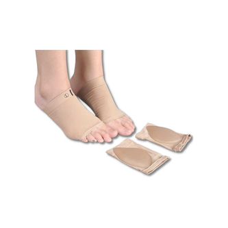 Návleky pro podporu klenby 1 pár - béžové