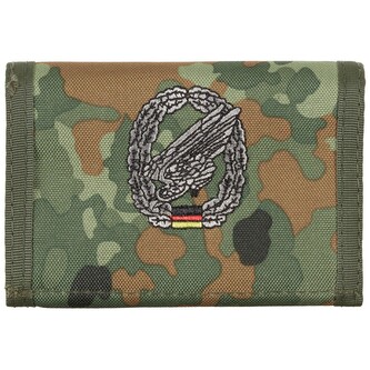 Peněženka na suchý zip Fallschirmjäger - flecktarn