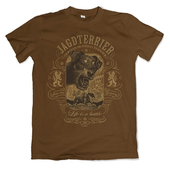 Triko myslivecké Bad Badger Jagdteriér - hnědé, S