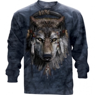 Mikina The Mountain Long DJ Fen - modrá, XL