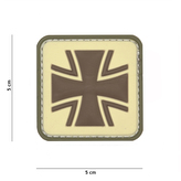 Gumová nášivka 101 Inc German Cross - coyote