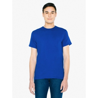 Triko American Apparel Fine Jersey - modré, M