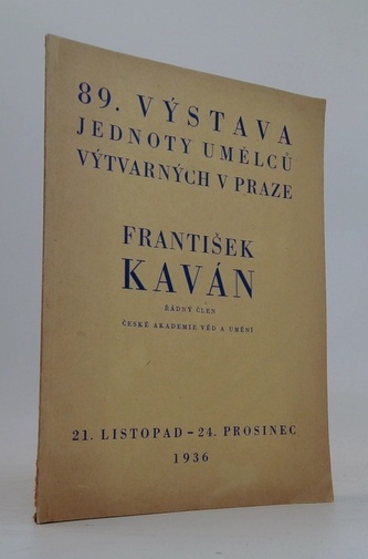 89. Výstava jednoty umělců výtvarných v Praze