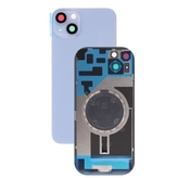 Kryt baterie iPhone 14   blue + metal clip + camera lens + magnet