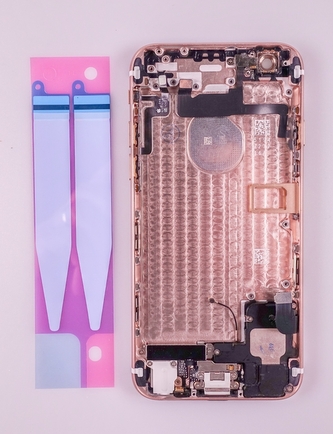 Kryt baterie + střední iPhone 6 gold - OSAZENÝ