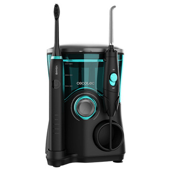 Zubní Irigátor Cecotec, 4437, Bamba ToothCare, irigátor, + sónický kartáček, 10 úrovní tlaku vody, 600 ml nádrž, 7 nástavců, časovač, IPX7