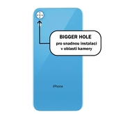 Kryt baterie iPhone XR blue - Bigger Hole