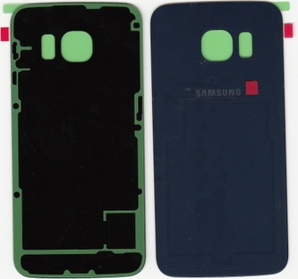Samsung G925 Galaxy S6 Edge kryt baterie + sklíčko kamery black (dark blue)
