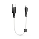 Datový kabel XO-NB247, USB A na USB C, 6A, data + NB, délka 1m, barva černá/bílá
