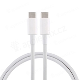 Datový kabel USB C na USB C barva bílá - 3 metry