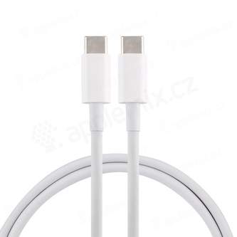 Datový kabel USB C na USB C barva bílá - 3 metry