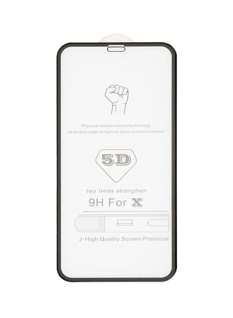 Tvrzené sklo 5D FULL GLUE Xiaomi Redmi Note 10 Pro černá - UNICORNO
